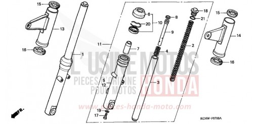FRONT FORK CG125W de 1998
